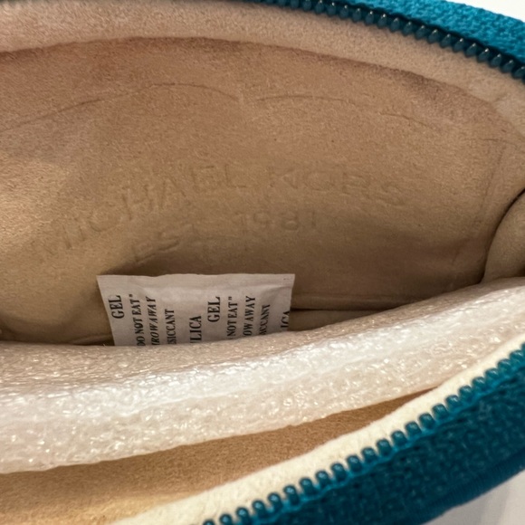 MICHAEL KORS Neoprene Teal Wristlet/ Purse - Picture 2 of 5
